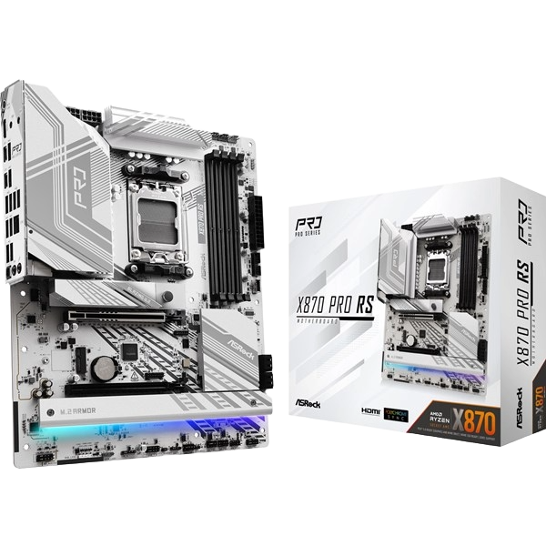ASRock X870 Pro RS ATX Motherboard for AMD Socket AM5 CPUs